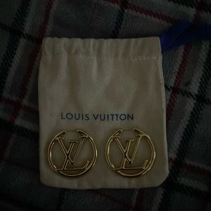 Louis Vuitton GM Hoop Earrings